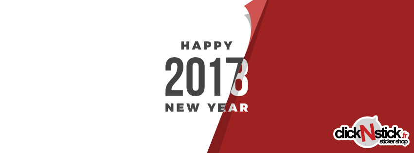 Votre site 100% stickers vous souhaite une bonne année 2018