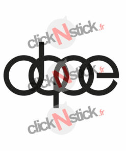 stickers Audi Dope