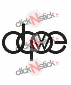 stickers dope volkswagen vw