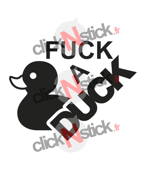 stickers fuck a duck