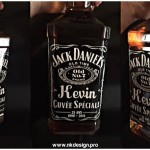 étiquette personnalisée cuvée spéciale whisky jack daniel's