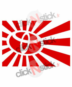 drapeau toyota japon stickers