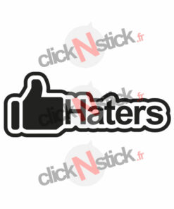 stickers like haters