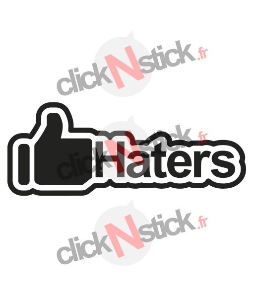 stickers like haters