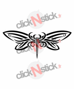 stickers papillon butterfly tribal