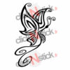 stickers papillon butterfly tribal