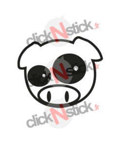 sticker jdm pig cochon subaru