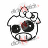 sticker pig cochon kitty jdm