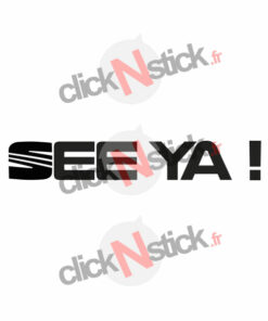 sticker See Ya! Ancien logo Seat
