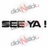 sticker See Ya! nouveau logo Seat