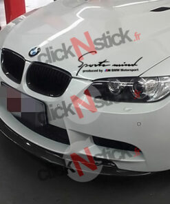 sticker sports mind bmw motorsport