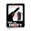 sticker try to drift