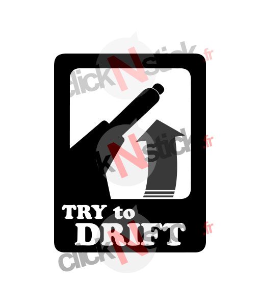 sticker try to drift