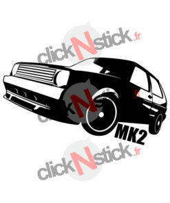 stickers volkswagen vw golf mk2