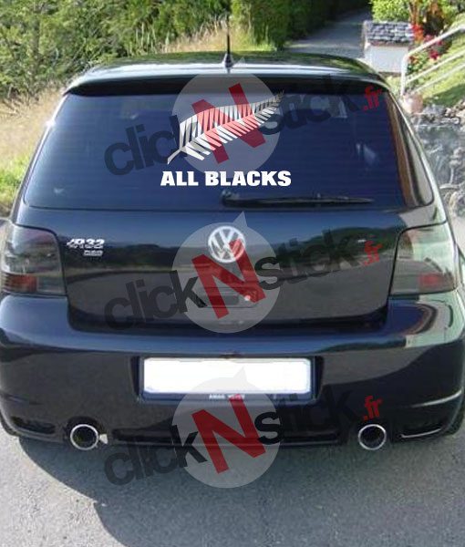 all black sticker