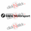 bmw motosrport logo stickers