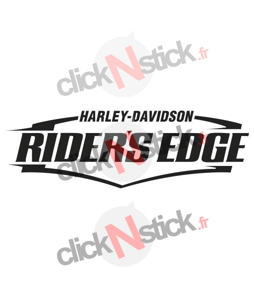 Harley Davidson riders edge stickers