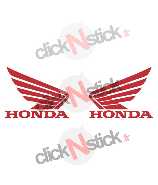 Sticker et autocollant Honda racing gauche