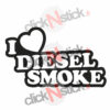 I love diesel smoke stickers