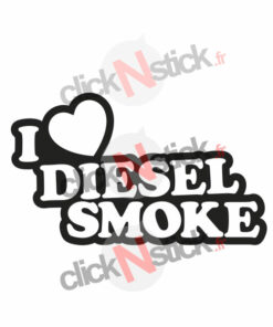 I love diesel smoke stickers