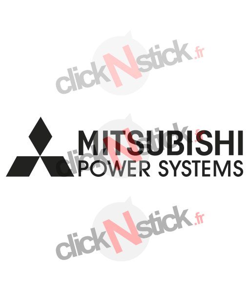 mitsubishi power systems stickers
