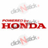 powered by honda stickers