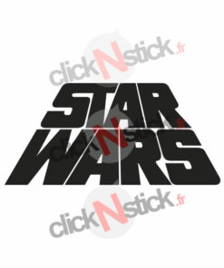 Star Wars logo old school stickers