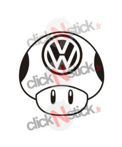 1up champignon mushroom volkswagen vw toad stickers