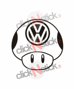 1up champignon mushroom volkswagen vw toad stickers