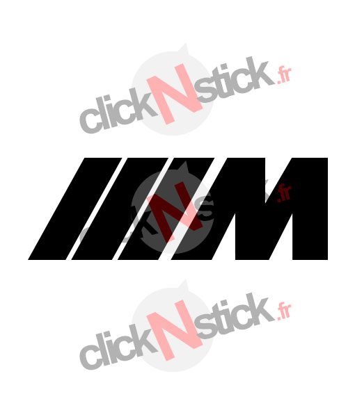 sticker logo M bmw