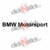 BMW Motorsport stickers