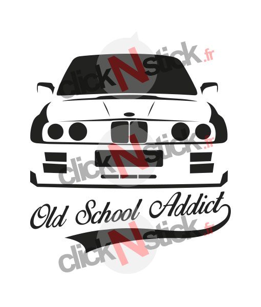 bmw old school e30 stickers