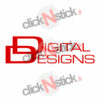 logo digital designs car audio stickers