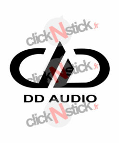 logo digital designs dd audio stickers