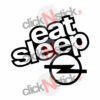 eat sleep opel stickers