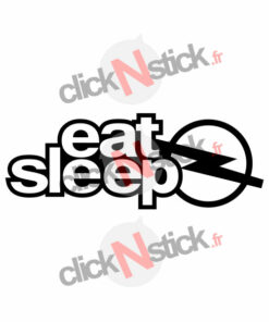 eat sleep opel sticker