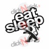 eat sleep peugeot stickers