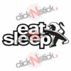 eat sleep peugeot sticker