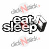eat sleep renault sticker