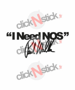 need nos paul walker stickers