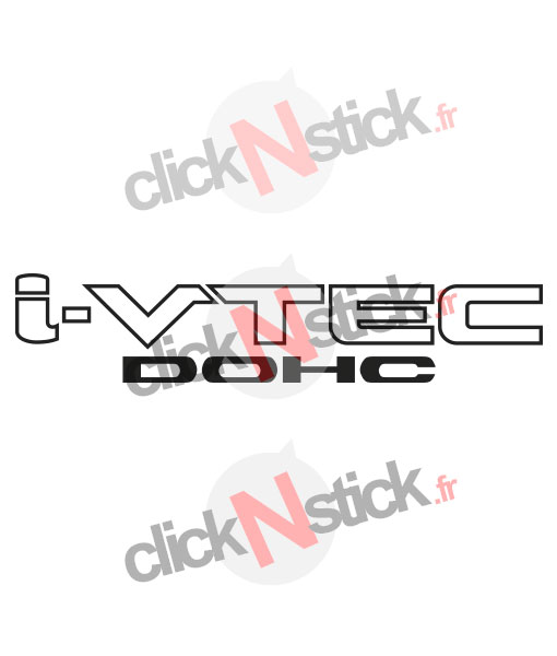 I-VTEC DOHC moteur honda stickers