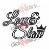 low and slow stickers jdm