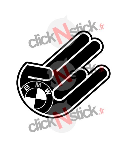 Main shocker tuning BMW stickers