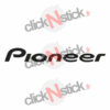 Pioneer audio stickers
