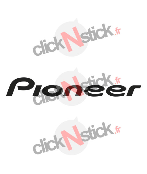 Pioneer audio stickers