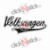 logo volkswagen vw classic souligné stickers