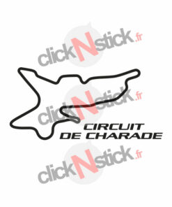 Circuit de Charade sticker