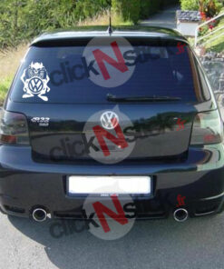 Taz cartoon Volkswagen VW stickers