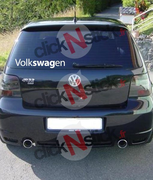 Volkswagen swag autocollant