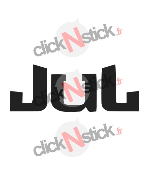 sticker logo rap jul